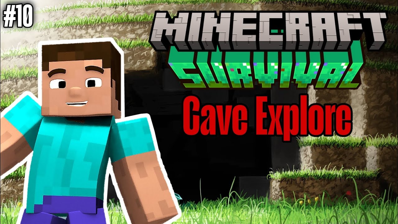 Explore Cave And Find Red Stone | Minecraft Survival Part - 10