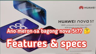 New huawei Nova 5T 2019 features and specs.