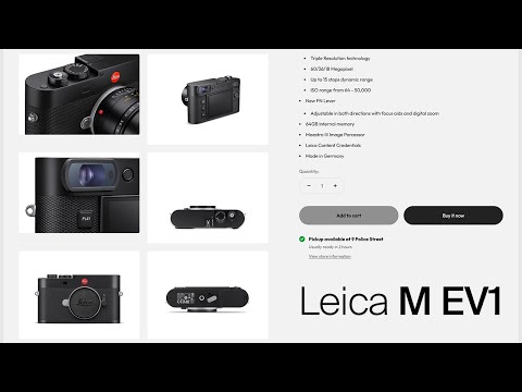 Leia M EV1発表 – 国内139.7万／M11をEVFにしたような作り