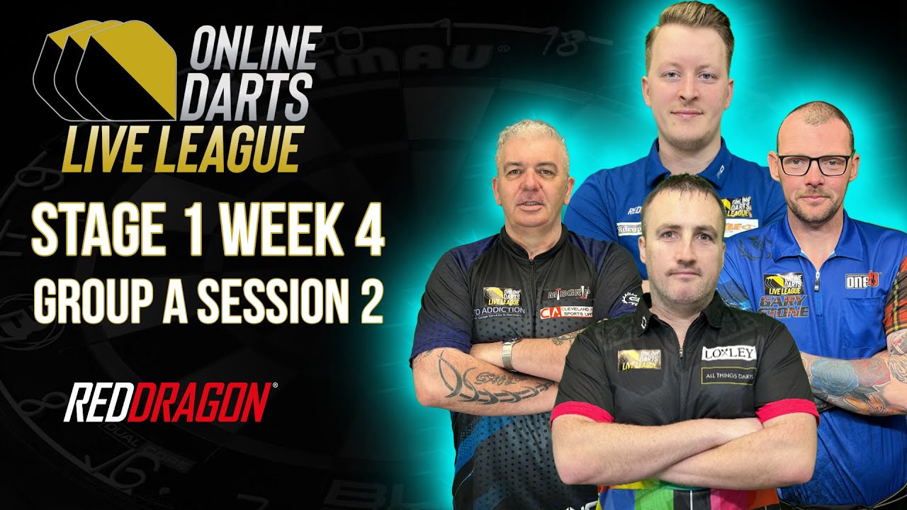 ONLINE DARTS LIVE LEAGUE Stage 1 Week 4 GROUP A - Session 2