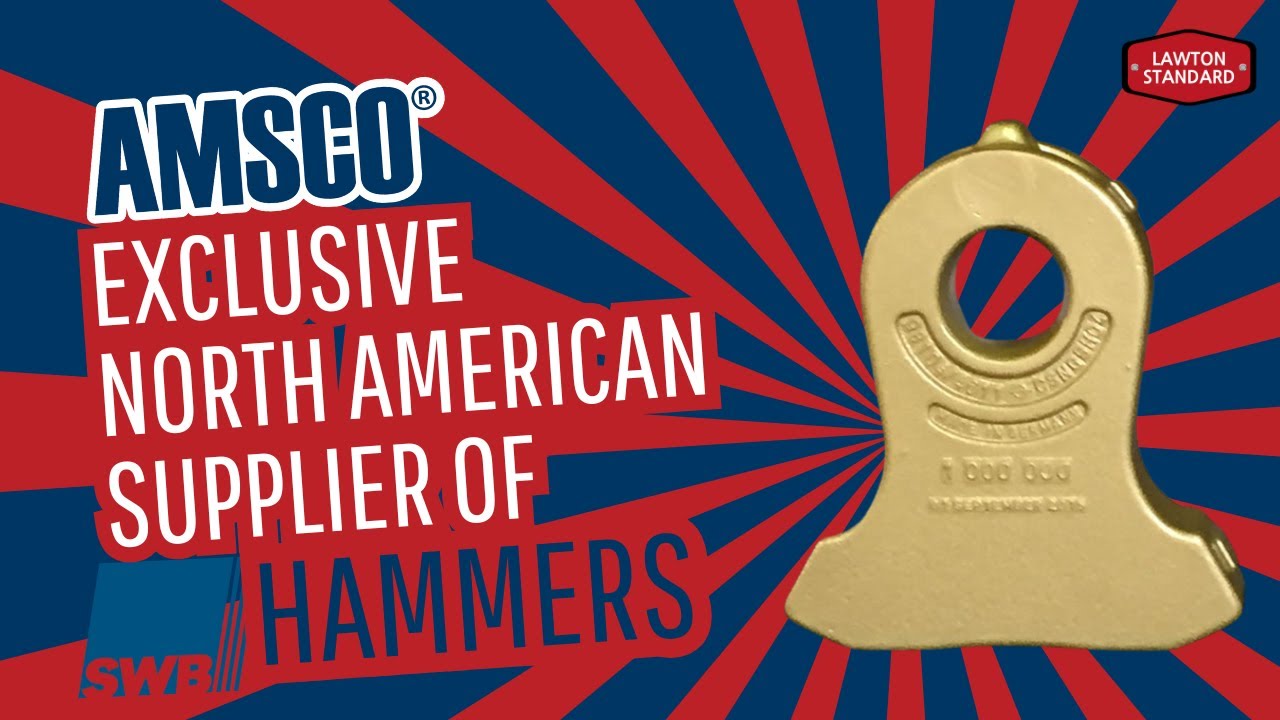 AMSCO® Exclusive North American supplier of SWB Hammers - YouTube