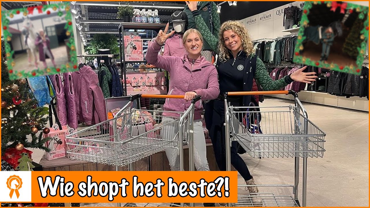 MEGA SHOP BATTLE: BRITT VS BENTHE  | PaardenpraatTV