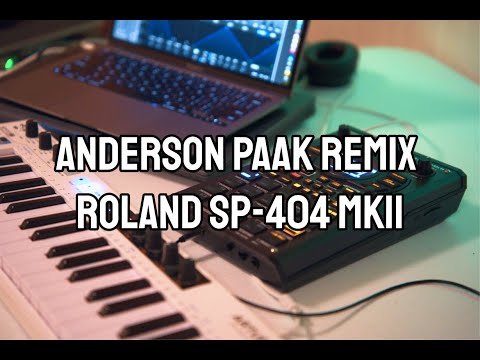 Anderson Paak Remix Hip Hop Beat on the Roland SP-404 MkII