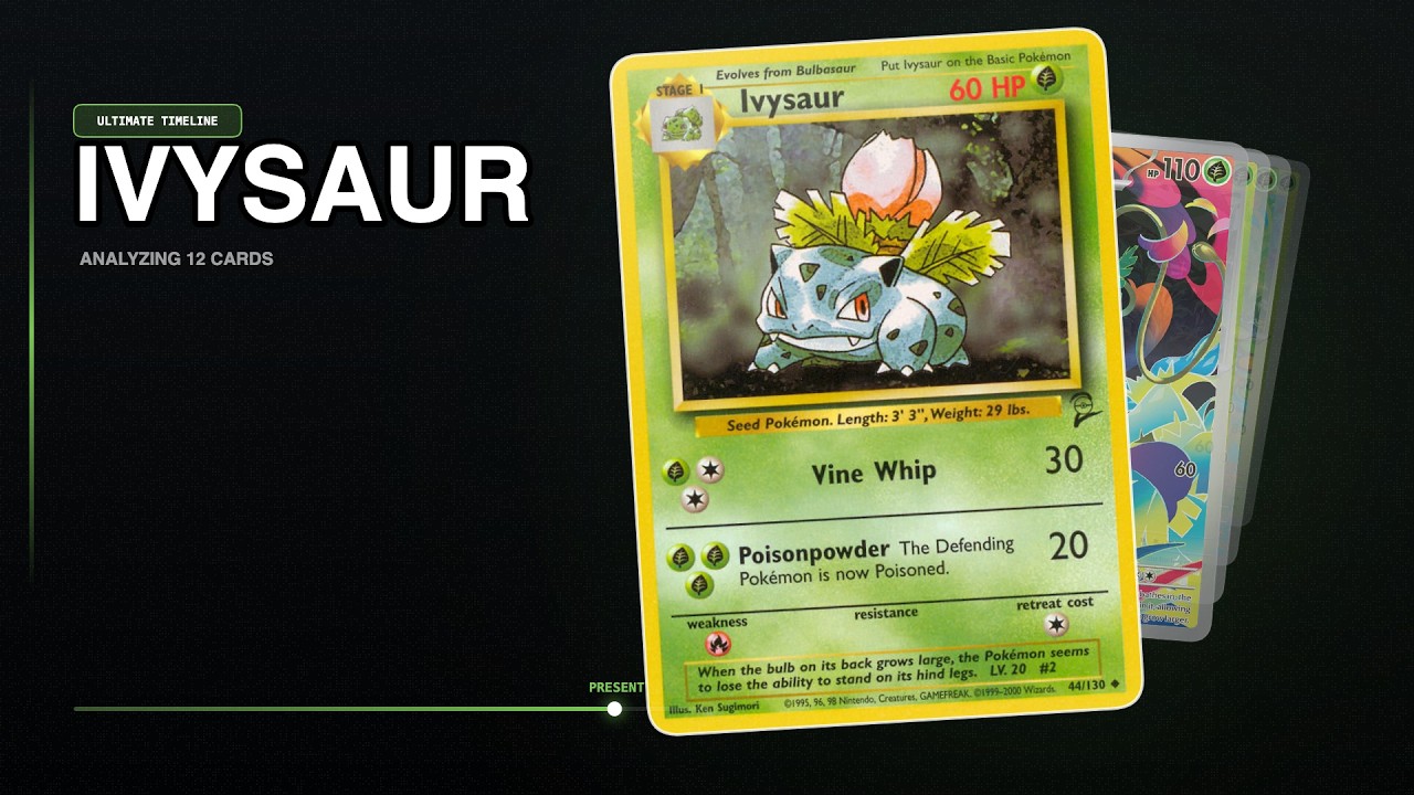 The Evolution of Ivysaur Pokmon Cards (1999-2026)