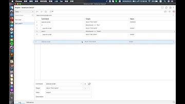 Selenium IDE simple test - control flow