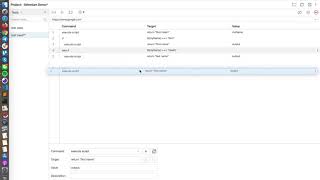 Selenium IDE simple test - control flow