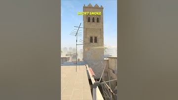 Short Smoke From Spawn On Mirage Cs2 #shorts