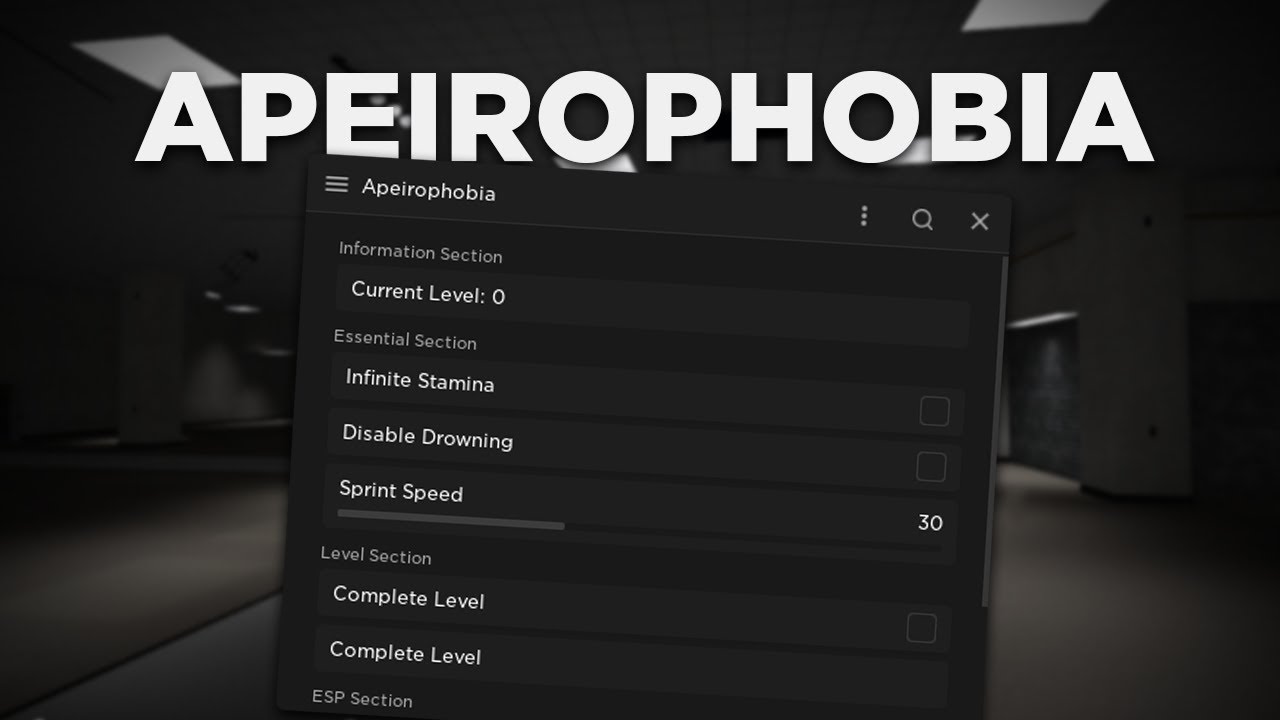 Apeirophobia  script — Roblox Scripts