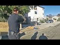 LAPD Cop Shoot at Suspect Who Pointed a Gun at Him During Foot Chase