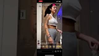 MALU TREVEJO On IG live HARD NIPPLES and Twerks - ToMuchBOOTY