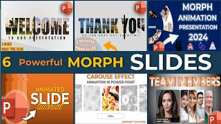 6 Powerful Slide Design Ideas | Team Intro, Thank You, Carousel Animation