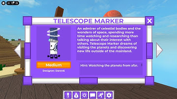 ROBLOX - How to get TELESCOPE MARKER in FIND THE MARKERS  [UPDATE] !