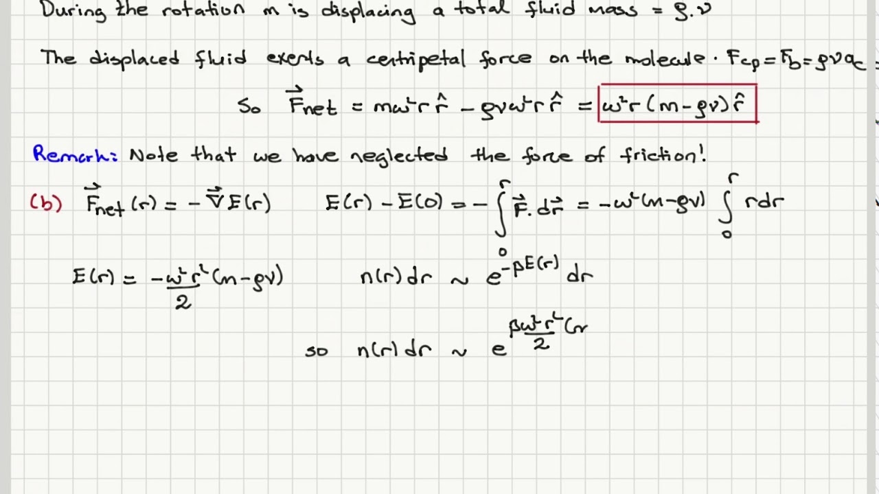 6.5 Determination of large molecular weights by the ultracentrifuge YouTube