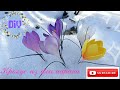 Крокус из фоамирана/Foamiran Crocus