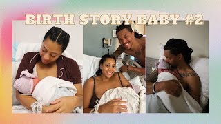 My Husband Caught Our Daughter | Birth Story Baby #2 | Sydel Curry Lee