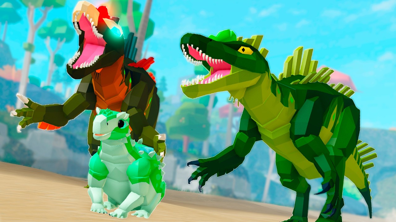 Jogando de STEGOUROS, Fugindo dos Carnívoros! - Prehistoria Realismo ROBLOX (PT-BR)