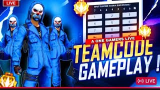 team code gameplay free fire Live streaming😱 of SSBD GAMING 1M