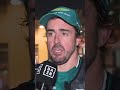 🗣️ Alonso: "Fue carrera de gestión. Intentas que no te pasen, dando DRS o no según haga falta"