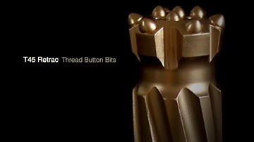 T45 Retrac Button Bits ST58 Thread Button Bits GT60 Thread Rock Drilling Button Bits