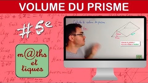 Calculer le volume d