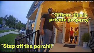 Officer Questions Tech Entrepreneur at Home — Family Witnesses Unexpected Encounter