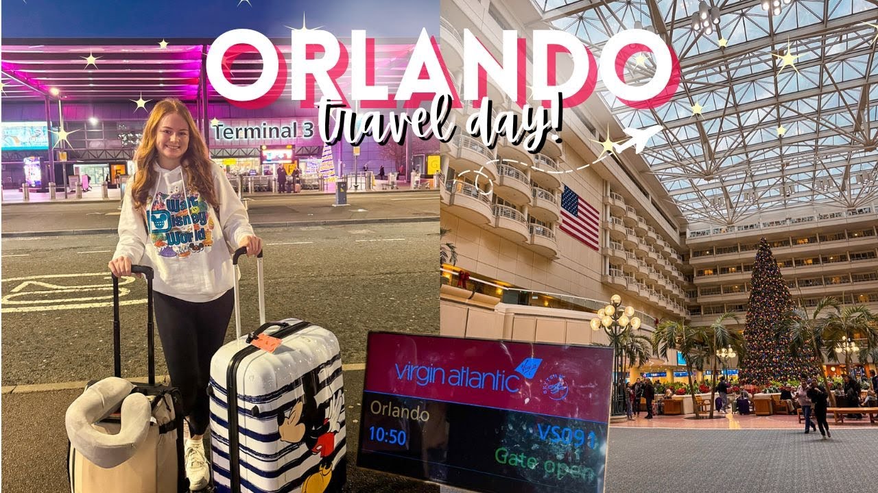 День путешествия в Орландо 2026 | Удовольствие от полета эконом-классом Virgin Atlantic из Хитроу...