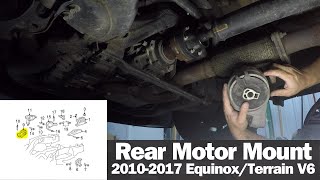Replace Rear Motor Mount on Chevy Equinox GMC Terrain V6 Step by Step by DC Auto Enhancement 1,221 views 3 months ago 11 minutes, 38 seconds