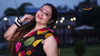 Nirmohi Fashion Women Polka Dots Saree From Amazon Saree Fashion Show Saree Expression Navel