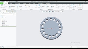 CREO TUTORIAL || PATTERN Command