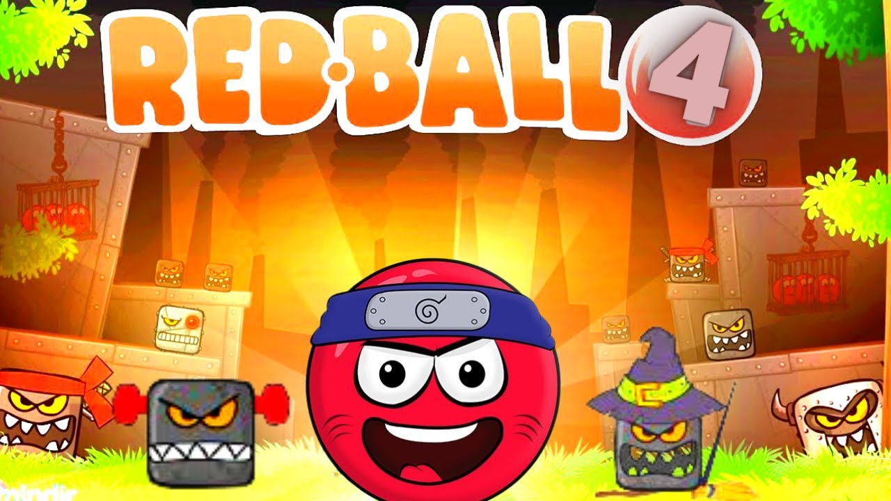 RED BALL 4 Bolinha Vermelha 4 (Jogo/Game) - Níveis 1, 2, 3,4,5 e 6 ...