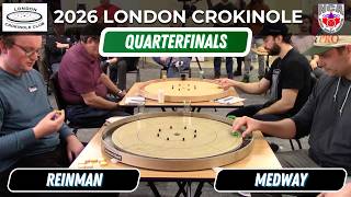 London Crokinole Championship 2026 Quarterfinals Reinman VS Medway