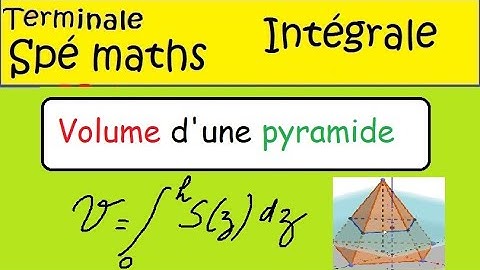 Les intégrales-Volume d