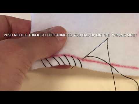 Overcast Stitch Tutorial