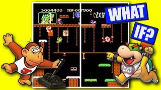 What If Donkey Kong Jr. Was A Bowser Jr. Game? Nes Rom Hack