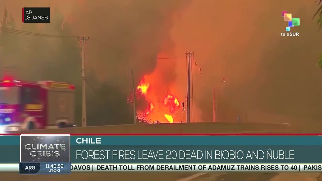 Chile, forest fires leave 20 dead in Biobio and Ñuble