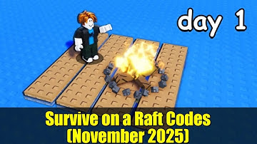 Survive on a Raft Codes (November 2025) | Free Shells and Unlocking Characters