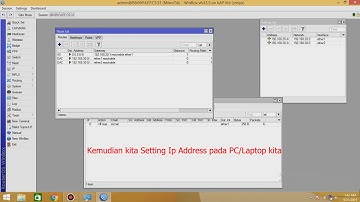 Konfigurasi Mikrotik IP Static #MIKROTIK