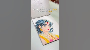 🙏 Beautiful Lord Krishna Drawing 🎨 Step-by-Step | Janmashtami Special Art 🕉️ | Sunny Verma Art