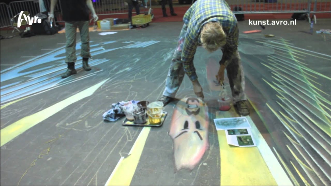 StreetArt - AVRO Kunst - 3D tekenen, doe het lekker zelf! (AVRO StreetArt maand)