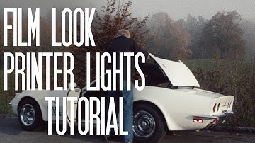 DaVinci Resolve Film Look and Printer Lights Tutorial