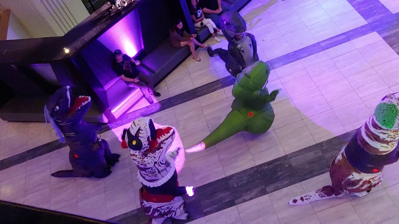 Dino dance party DragonCon 2019