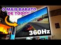 Monitor GAMER de 360Hz por MENOS de R$1500,00??? Conheça o SUPERFRAME EPIC!