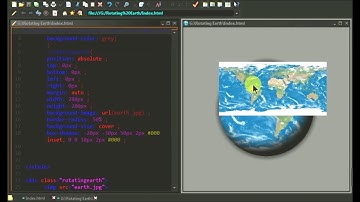 3d Rotating Earth using CSS