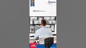 Secure Your Space with Microtek Line Interactive UPS - Uninterrupted Power Supply for CCTV Cameras