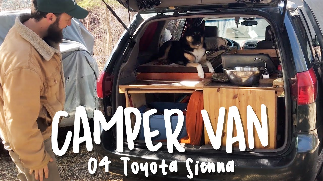 CAMPER VAN conversion - 04 Toyota Sienna - YouTube