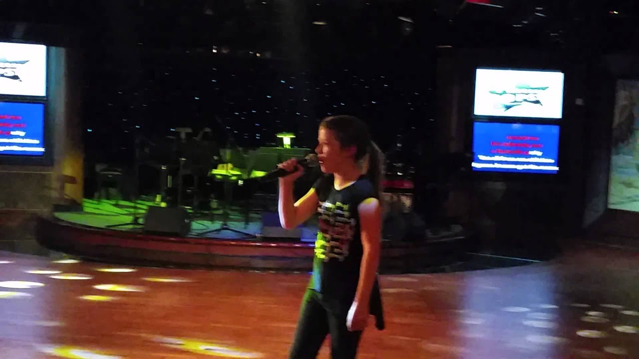 Party in the USA karaoke performance 2015 (age 10) YouTube