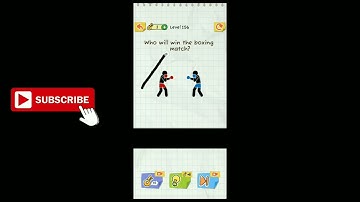 Draw 2 Save Stickman Puzzle New Update Level 156 Who will win the boxing match?