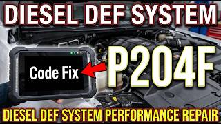 What Is P204F Obd2 Code - Reductant System Performance Bank 1
