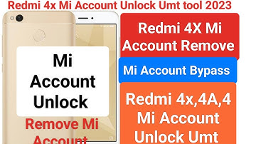 Redmi 4X Mi Account Unlock Umt ll Redmi 4x,4a,5a,4 Mi Account Unlock Umt pro ll Mi Account Bypass