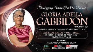 Download Lagu Celebration Of Life || For Our Beloved || Gloria Adella Gabbidon || Mommy G MP3